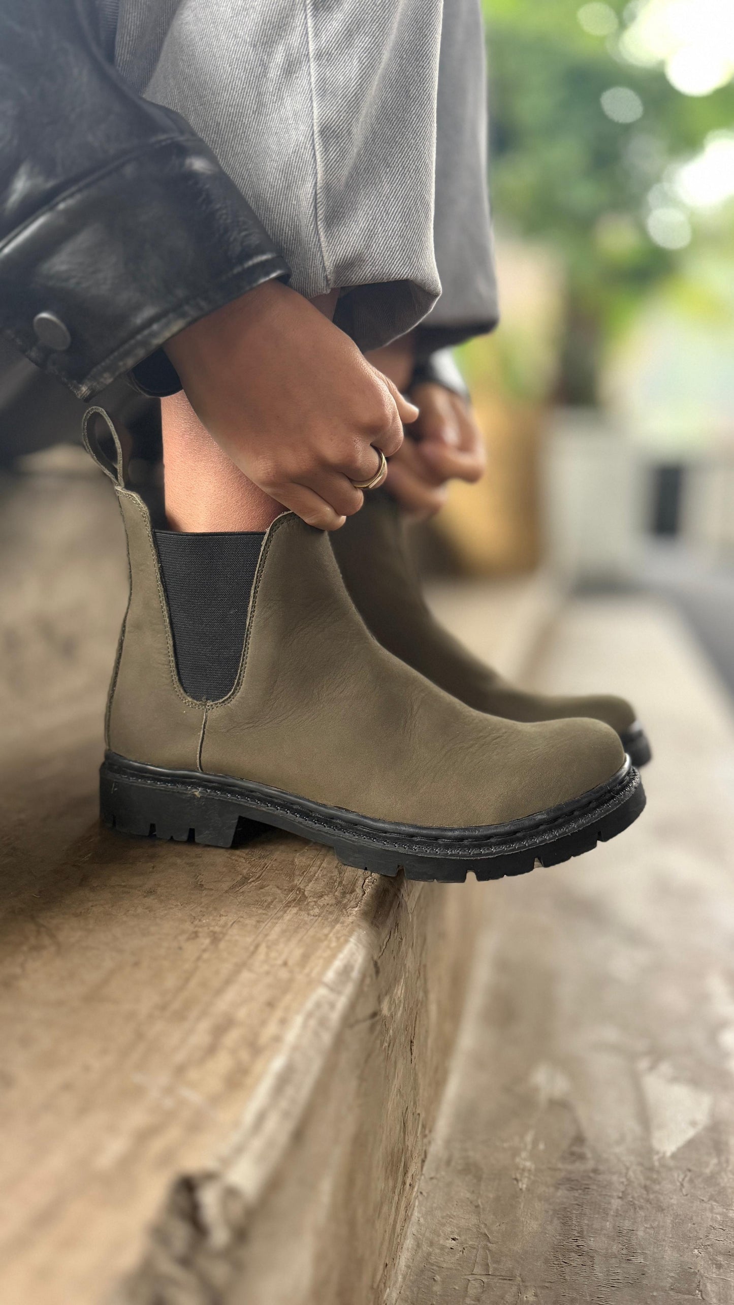 Botines Cóndor Olivo