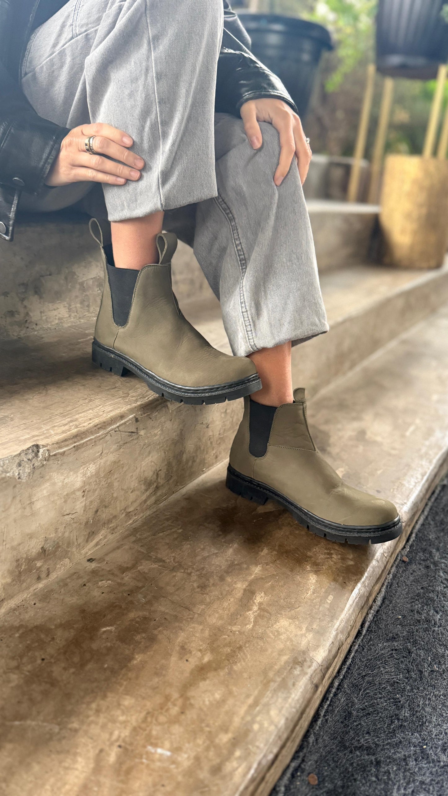 Botines Cóndor Olivo