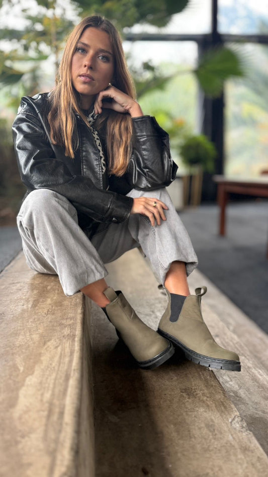 Botines Cóndor Olivo