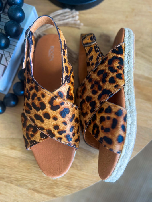 Sandalias Cruzada Print